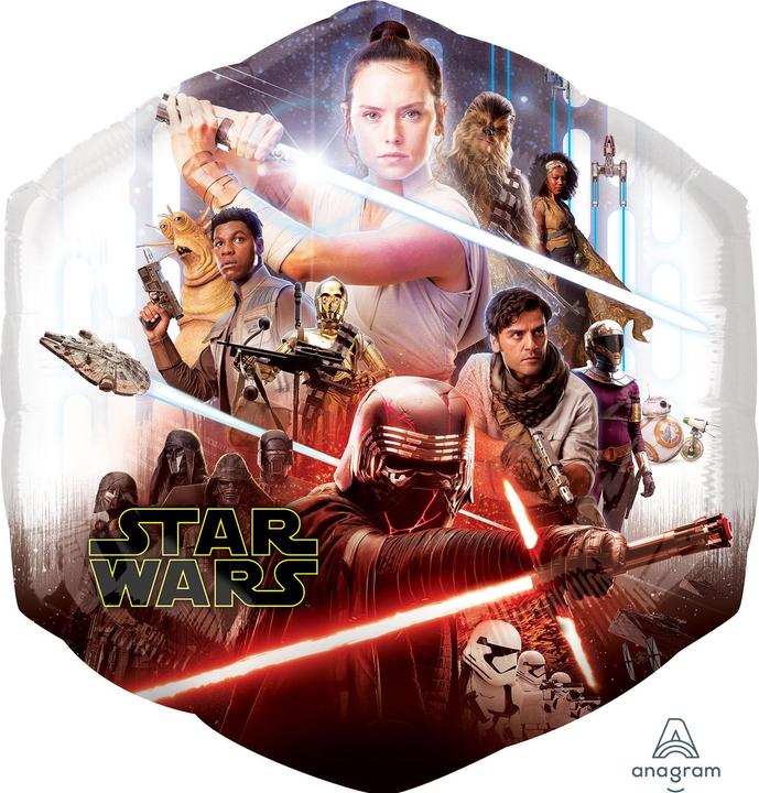 Actual product image Amscan XL Superhape Star Wars balloon (5 x)