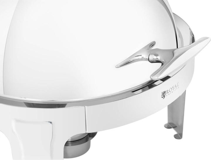 Produktbild Royal Catering Chafing Dish Warmhaltebehälter Rechaud Wärmebehälter rund 5,8 L