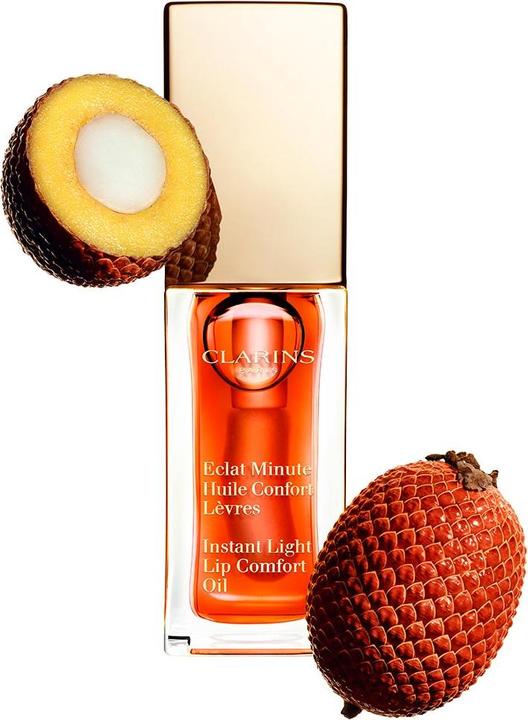 Immagine prodotto Clarins Eclat Minute - Huile Confort Lèvres Tangerine 05 (Olio, 7 ml)