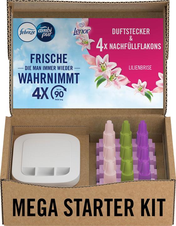 Produktbild Febreze Duftstecker Starterkit + 4er Nachfüller