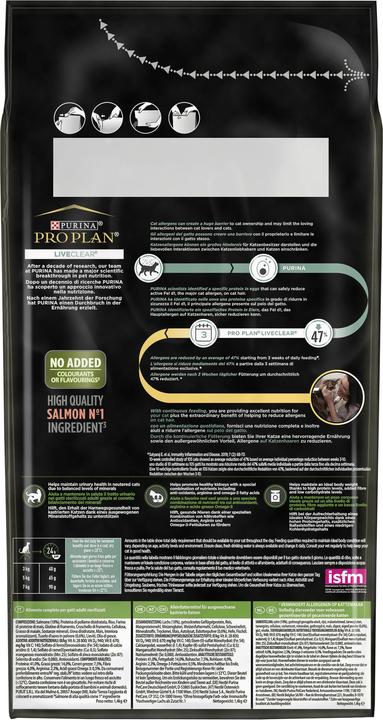 Produktbild Pro Plan Liveclear Sterilised (Adult, 1 Stk., 1400 g)