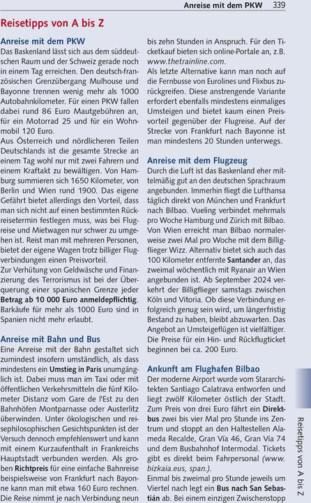 Immagine prodotto Reiseführer Baskenland (Tedesco, Jens Wiegand, 2024)