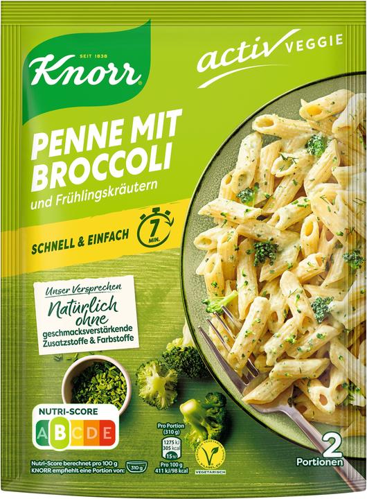Immagine prodotto Knorr Activ Penne vegetariane con broccoli (146 g)