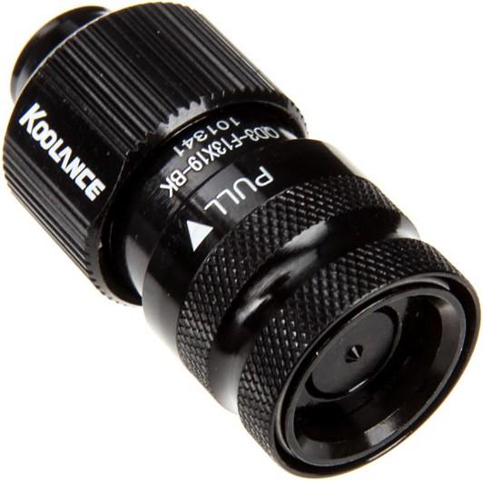 Koolance QD3 No-Spill 19/13 mm black (QD3-FS13X19-BK)