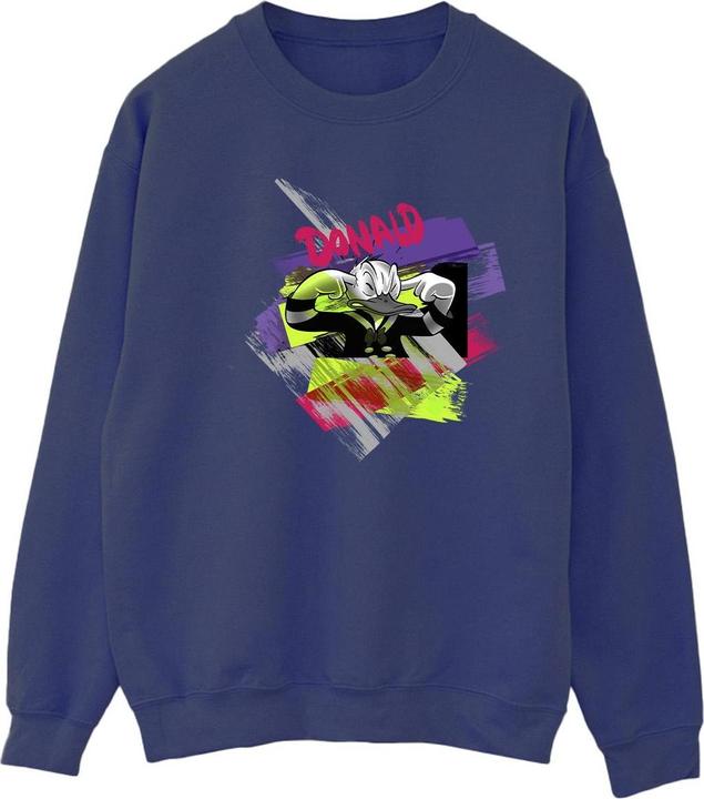 Disney Donald Duck Ear Plug Bright Sweatshirt (XXL)