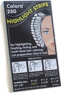 Produktbild Comair Colora Highl.Strips 10x17,5cm(4x7#) 250