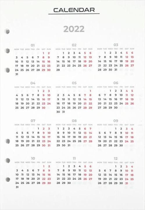 Image du produit prio Calendrier 5in1 à usage général