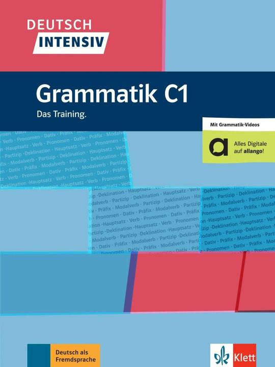 Label énergétique Deutsch intensiv Grammatik C1. Das Training. Buch mit Videos (Allemand, Angelika Füllemann, 2023)
