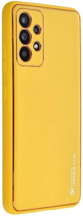 Immagine prodotto OEM Back panel cover LEATHER case for SAMSUNG S24 Plus yellow (Samsung Galaxy S24+)