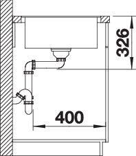 Actual product image Blanco Metra 5 S-F (47 cm, 85 cm)