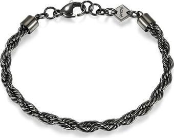 Actual product image Sagapo S'Agapo Steel Braided Bracelet Valis Amistad Sas12