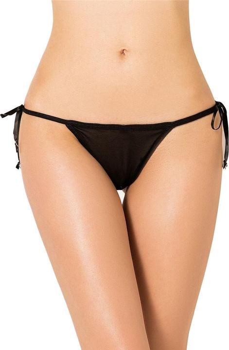 Actual product image Christine Le Duc Decorative Thong - Black (L)