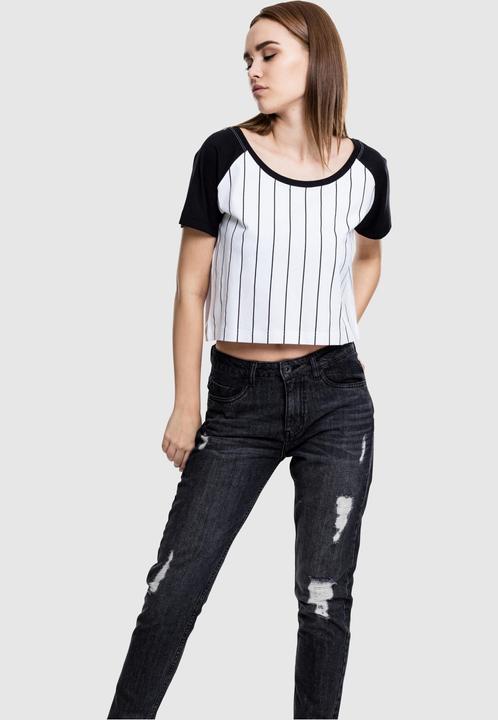 Immagine prodotto Urban Classics Tee Cropped Baseball da donna (S)