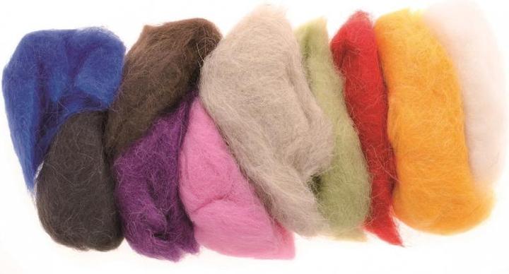 Image du produit Glorex Laine de mouton 10x10g mix