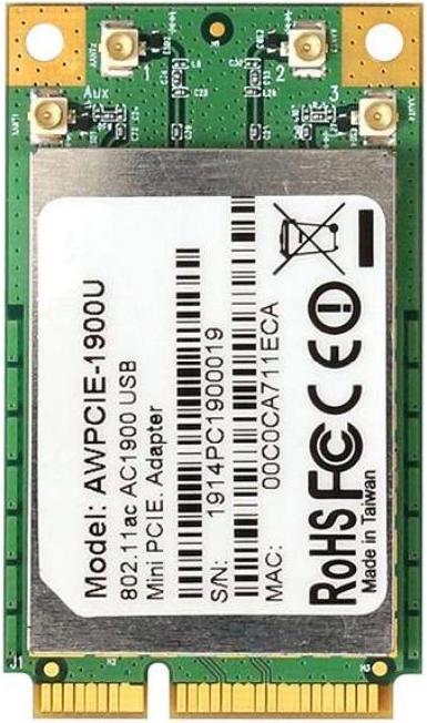 Alfa Network AWPCIE-1900U - 802.11ac AC1900 USB-Mini-PCIe-Adapter (PCI Express 1.1)