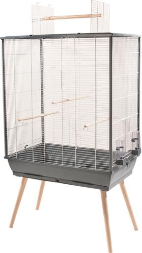 Immagine prodotto Zolux Gabbia per uccelli Neo Jili XL grigio 81x48x132cm