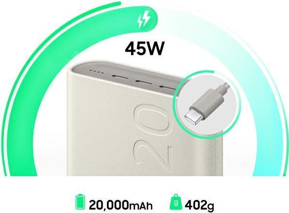 Image du produit Samsung PD Super Fast (20000 mAh, 45 W, 74 Wh)