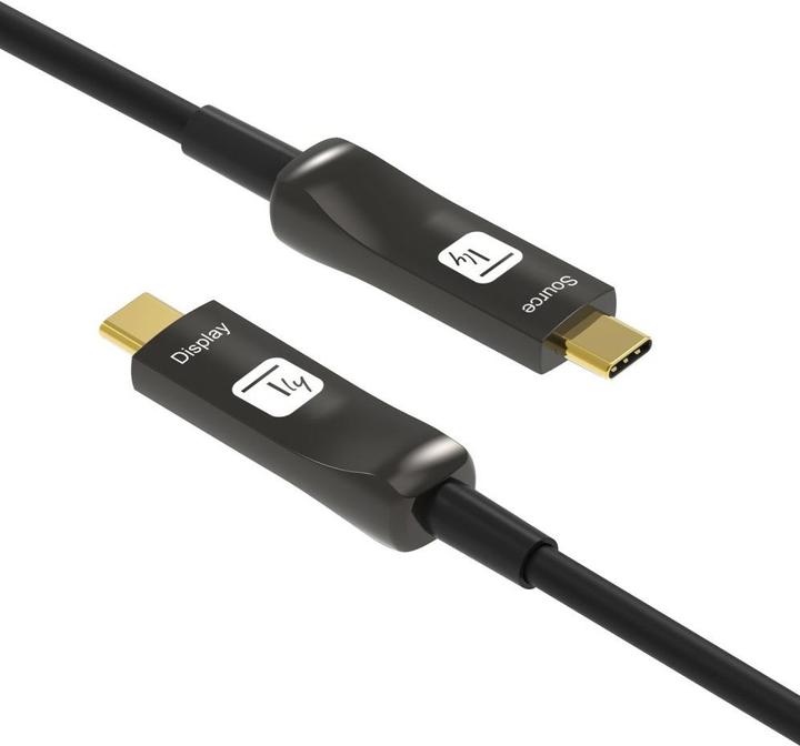 Produktbild Techly USB-C Kabel AOC Fiber M/M 15m (15 m, USB 3.2 Gen 1)