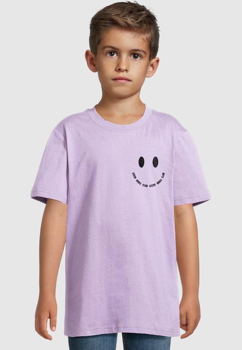 Produktbild Merchcode Kids Good Vibes Club Front for Light - Basic Tee - 184965 (110)
