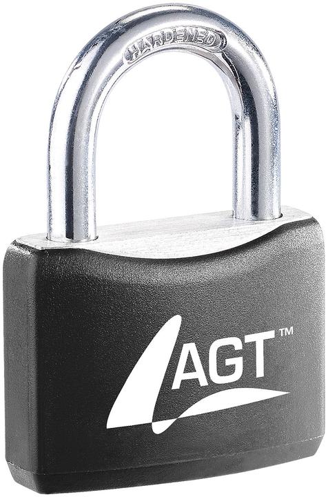 Produktbild AGT Vorhänge-Schloss aus Aluminium, Messing & Stahl, 43 mm, 6 Schlüssel