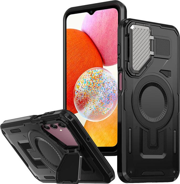 Image du produit Techsuit - CamVault MagSafe - Samsung Galaxy A14 4G / A14 5G - Black (Samsung Galaxy A14, Samsung Galaxy A14 5G)