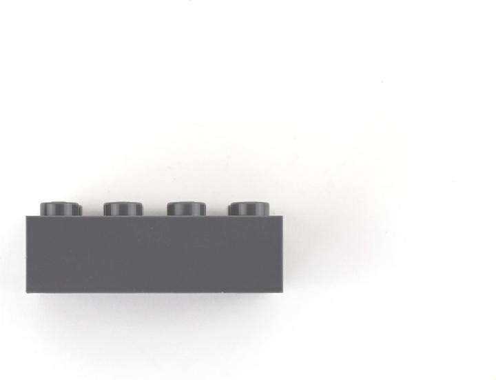 Actual product image LEGO 2x4 bricks dark grey - Classic, Basic - grey - 3001 quantity 100 pcs. (3001, LEGO Accessories)