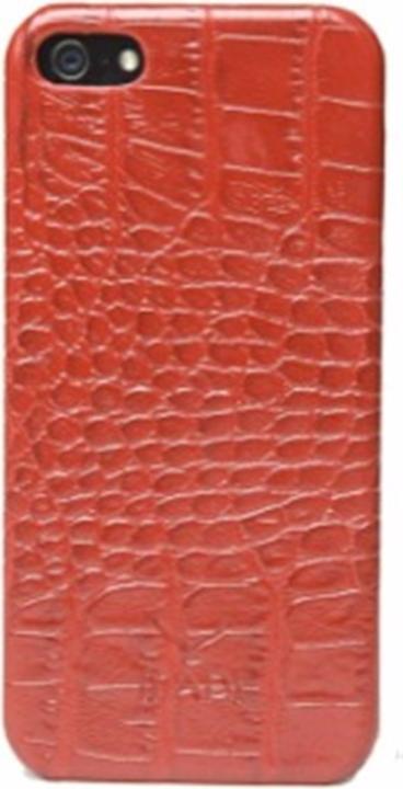 Produktbild Mapi SMYRNA LEATHER COVER für iPhone 5/5S/SE Croco Rot (Apple iPhone SE, Apple iPhone 5s, Apple iPhone 5)