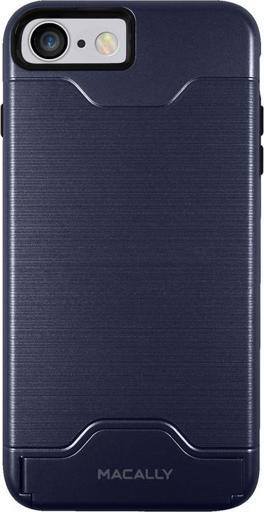 Image du produit Macally Card / Stand Case pour iPhone 7/ 8 bleu (Apple iPhone 7)