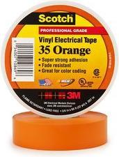 Actual product image 3M Insulating Tape Scotch® 35 Orange (19 mm)