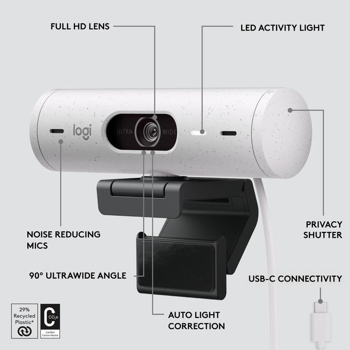 Produktbild Logitech Brio 500 (4 Mpx)
