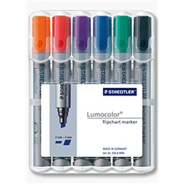 Actual product image Staedtler Lumocolor flipchart marker (Grey, 5 mm, 6 x)