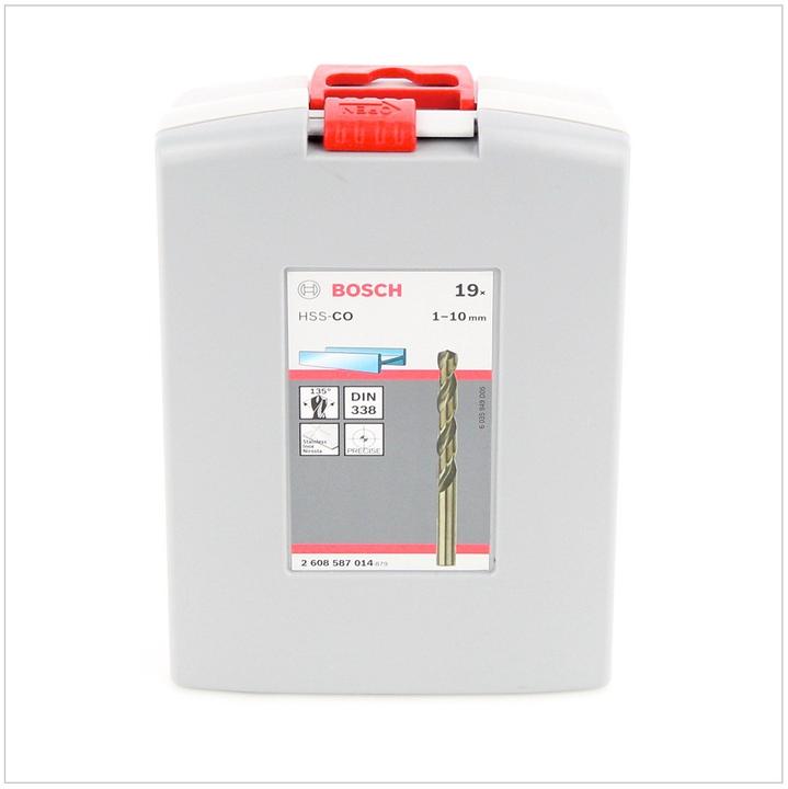 Image du produit Bosch Professional Zubehör Jeu de forets hélicoïdaux PRO Stainless Steel HSS-Co, 19 pièces (6 mm, 1 mm, 6,5 mm, 5,5 mm, 10 mm, 1,5 mm, 7 mm, 3 mm, 5 mm, 8,5 mm, 8 mm, 2,5 mm, 9 mm, 3,5 mm, 4,5 mm, 2 mm, 7,5 mm, 9,5 mm, 4 mm)