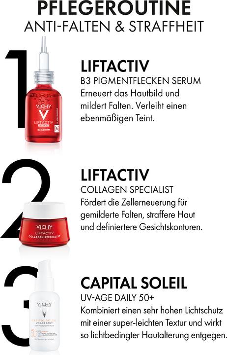 Image du produit Vichy Capital Soleil fluide UV-AGE 40ml (Crème solaire visage, SPF 50+, 40 ml, 65 g)