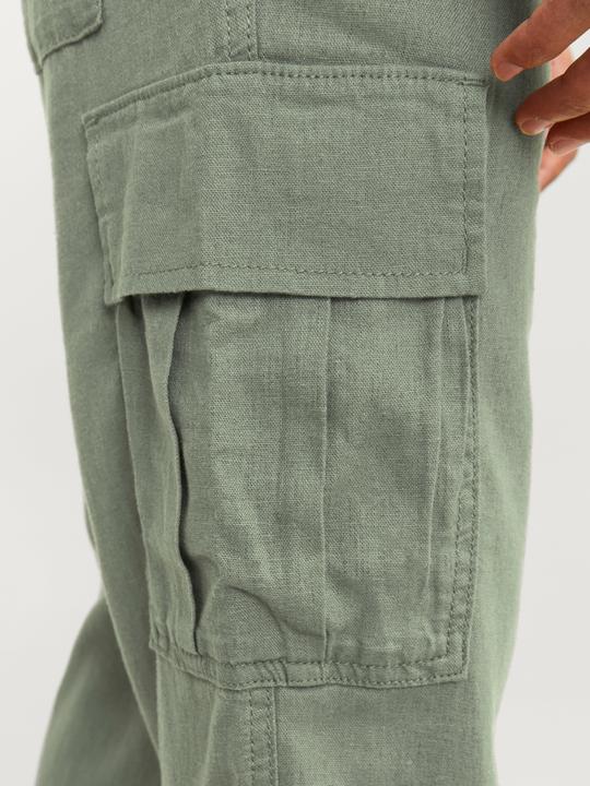Actual product image Jack & Jones Jpstbill Jjnate Linen Blend Cargo Jnr (170)