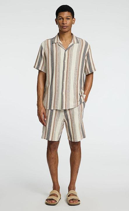Produktbild Selected Homme Gestreifte Kurzarmhemd (L)