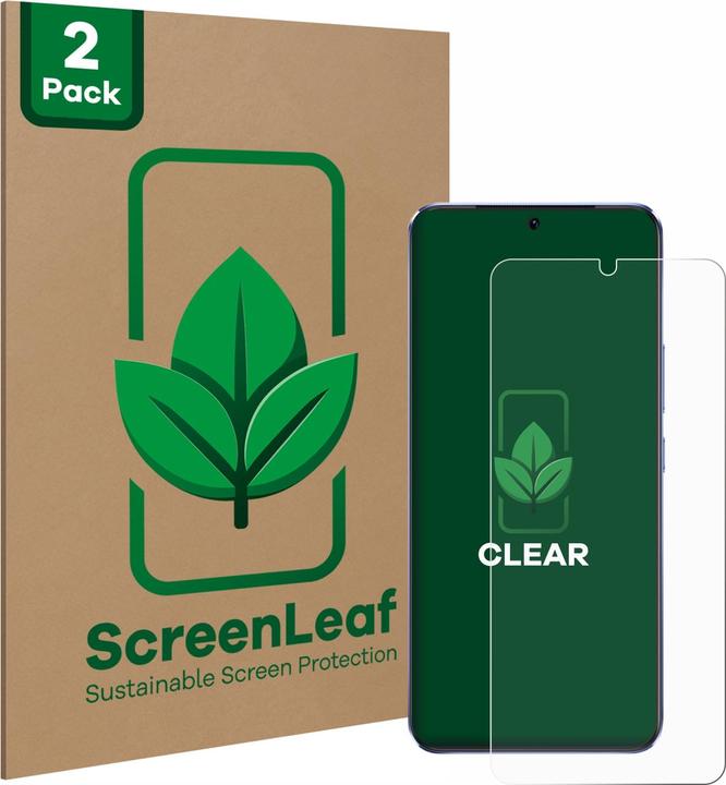 Immagine prodotto ScreenLeaf Pellicola protettiva sostenibile Pellicola protettiva dello schermo chiara trasparente (2 Pezzo/i, vivo V21 5G)