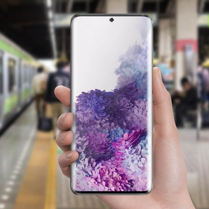 Produktbild Avizar Privacy Bilschirmschutz aus Glas (1 Stück, Samsung Galaxy S20+)