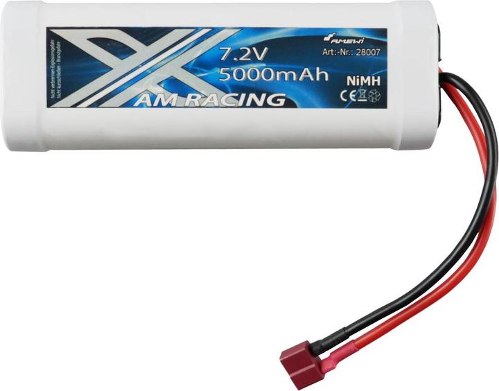 Immagine prodotto Amewi Batteria RC NiMH 5000 mAh 7,2 V Stickpack (7.20 V, 5000 mAh)
