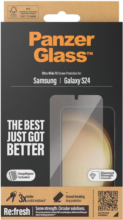Produktbild PanzerGlass Ultra-Wide Fit (1 Stück, Samsung Galaxy S24)
