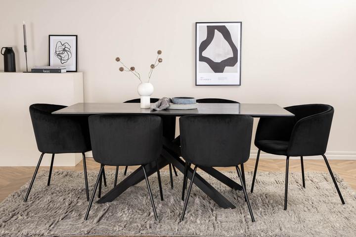 Produktbild Ebuy24 Essgruppe Piazza 37 (7-teilig) (90 x 90 x 76 cm)