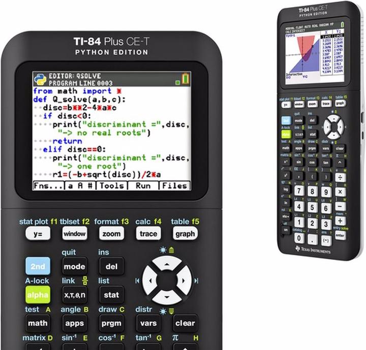 Actual product image TI 84 Plus CE-T Python Edition (Rechargeable battery)