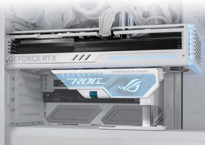 Actual product image ASUS Accessories XH01 ROG HERCULX GRAPHICS CARD HOLDER WH