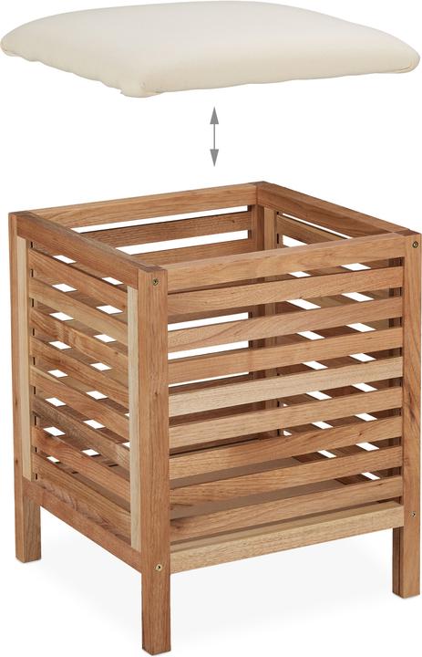 Actual product image Relaxdays Rectangular Hamper (35 l)