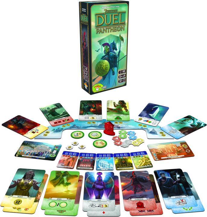 Actual product image Repos Production 7 Wonders Duel Pantheon extension (French)