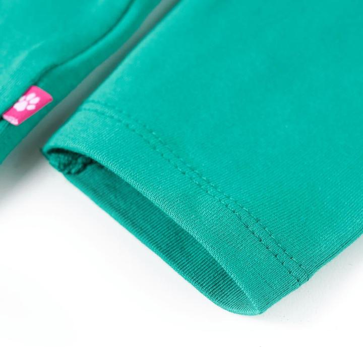 Produktbild VidaXL Kinder-Langarmshirt Hellgrün 128,Material: 95 % Baumwolle (128)