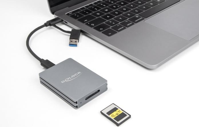 Image du produit Delock Lecteur de carte USB Type-C pour carte mémoire CFexpress Type A (USB-C)