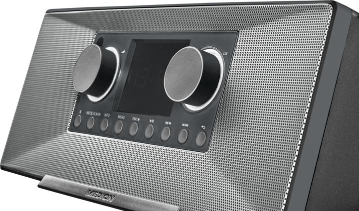 Actual product image Medion MD 89289 Stereo Internet radio grey (Web radio, DAB+, FM, Bluetooth, Wi-Fi)