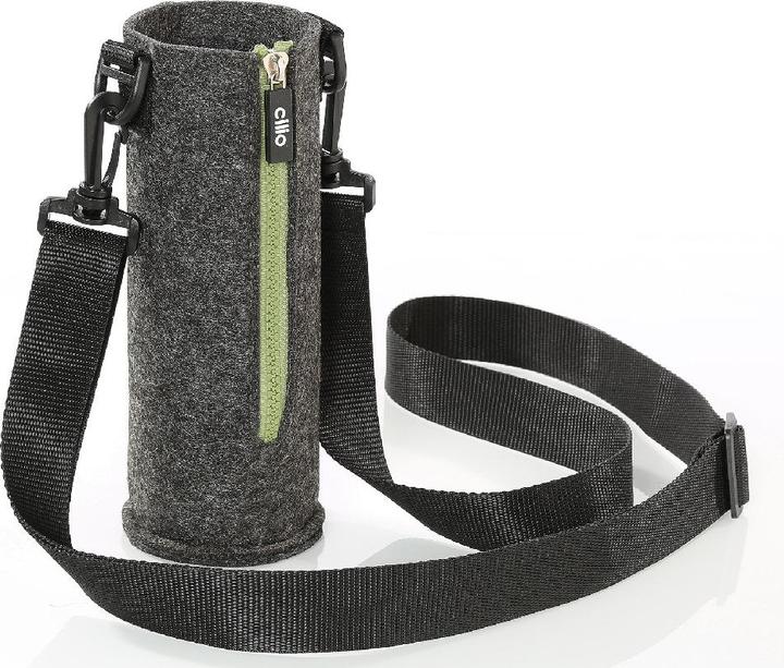 Produktbild Cilio Flaschentasche, Filz grün H 21 cm