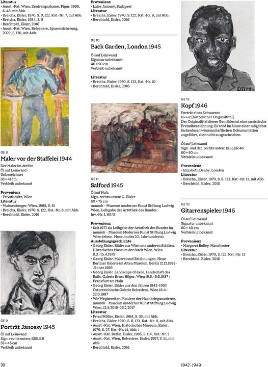 Produktbild Georg Eisler. Werkverzeichnis der Gemälde (Englisch, Ana Petrovic, Luisa Ziaja, Christian Huemer, Stella Rollig, Marjana Uhde, 2024)
