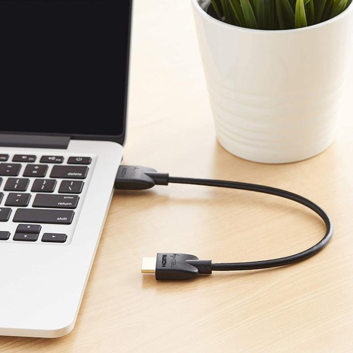 Actual product image Techly HDMI 4K 60Hz High Speed Connection Cable with Ethernet black 0.5m (0.50 m, HDMI)
